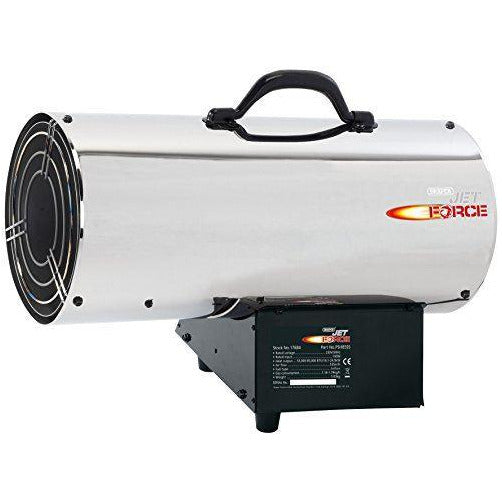 Jet Force Stainless Steel Propane Space Heater (85,000 BTU/25 kW)