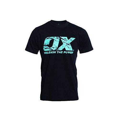 OX Crew Neck T shirt - XL - Black -