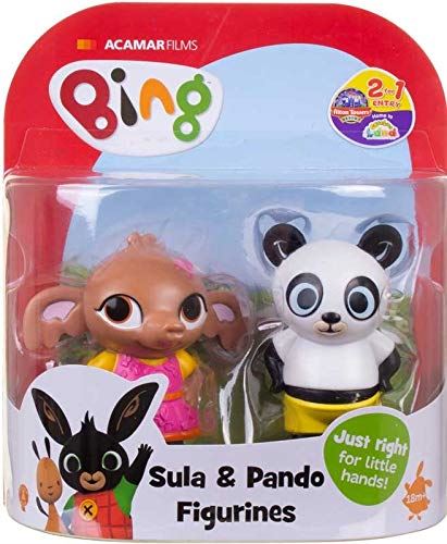 Golden Bear 539 3538 EA Bing and Friends Figure Twin Pack Assorted, Multicoloured