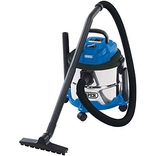 15L Wet and Dry Vacuum Cleaner with Stainless Steel Tank (1250W)