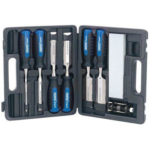 Soft Grip Wood Chisel Kit, 140mm (8 Piece)