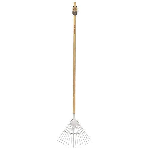 Draper Heritage Stainless Steel Lawn Rake with Ash Handle