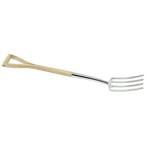 Draper Heritage Stainless Steel Border Fork with Ash Handle