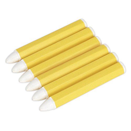 Tyre Marking Crayon - White Pack of 6