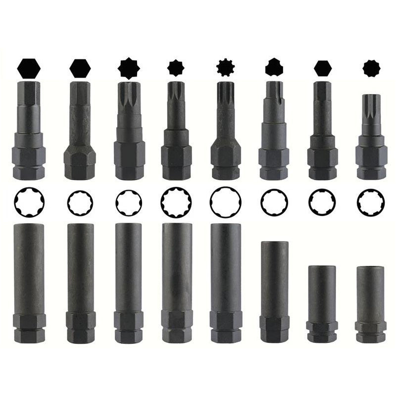 Locking Wheel Nut Master Set (16 Piece)