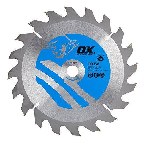 OX Wood Cutting Circular Saw Blade 184/16mm, 20 Teeth ATB