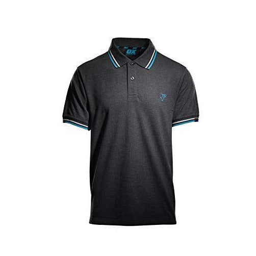 OX Pique Polo Shirt, Charcoal, S - XXL