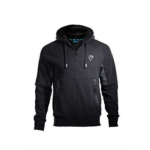 OX Zip Through Hoodie - Black/Grey - XXL