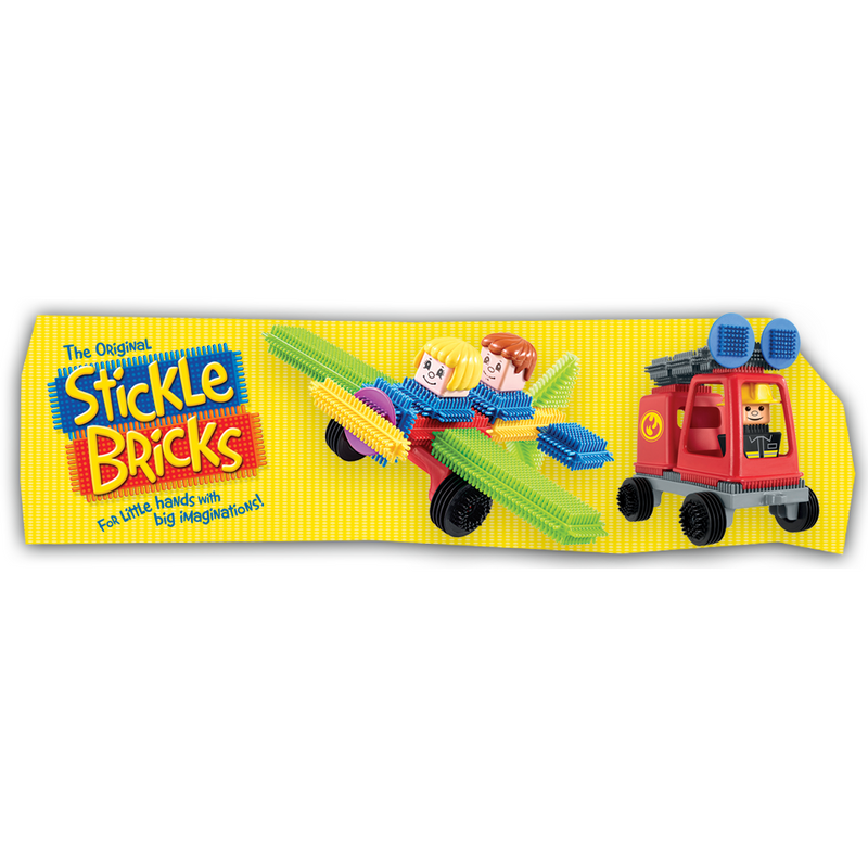 Stickle Bricks TCK09000 Hasbro Stick Fire Engine Construction Set