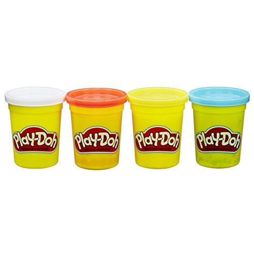 Play-Doh 4-Pack of 4-Ounce Cans (Classic Colours)