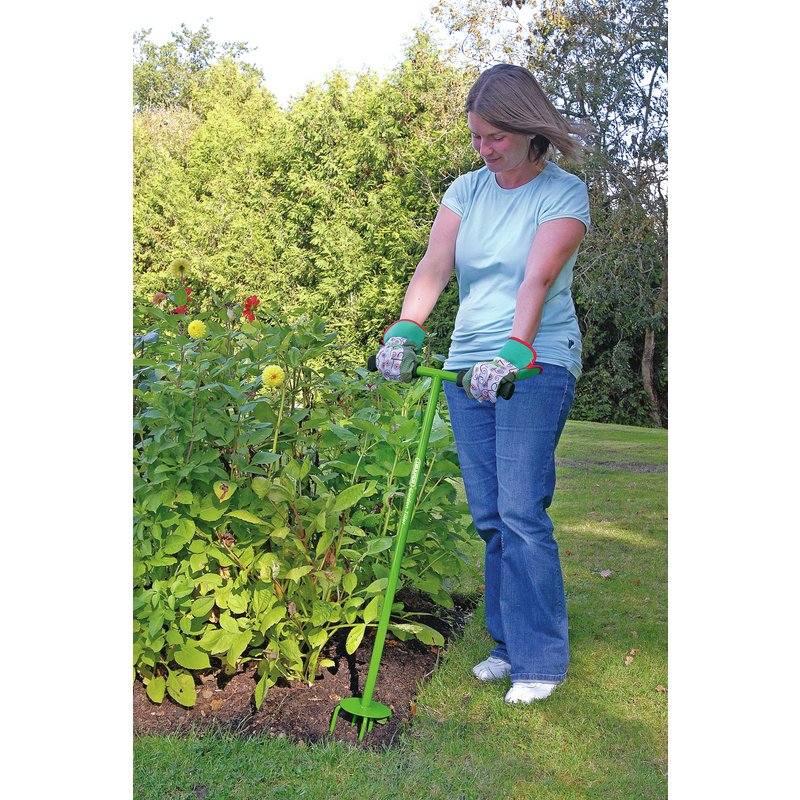 Soft Grip Handle Garden Tiller