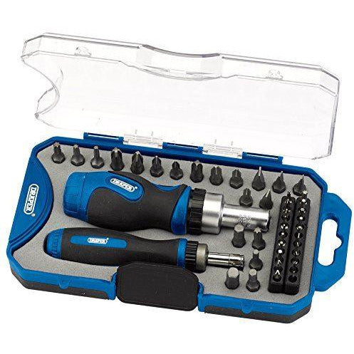 Ratchet Screwdriver and Bit Set (42 Piece)