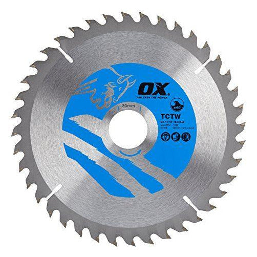 OX Wood Cutting Circular Saw Blade 184/30mm, 40 Teeth ATB