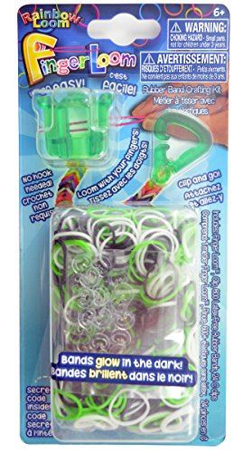 Rainbow Loom 494 R0041B EA Small Finger Loom-Green