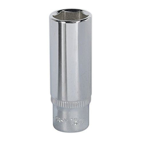 WallDrive® Socket 13mm Deep 1/4"Sq Drive Fully Polished