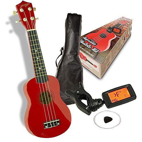 Johnny Brook Soprano Ukulele Kit (Red)