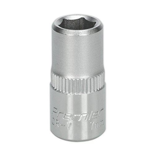 WallDrive® Socket 7mm 1/4"Sq Drive