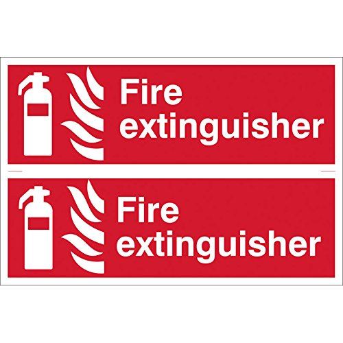 2 x 'Fire Extinguisher' Fire Equipment Sign