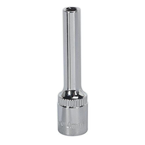 WallDrive® Socket 4mm Deep 1/4"Sq Drive Fully Polished