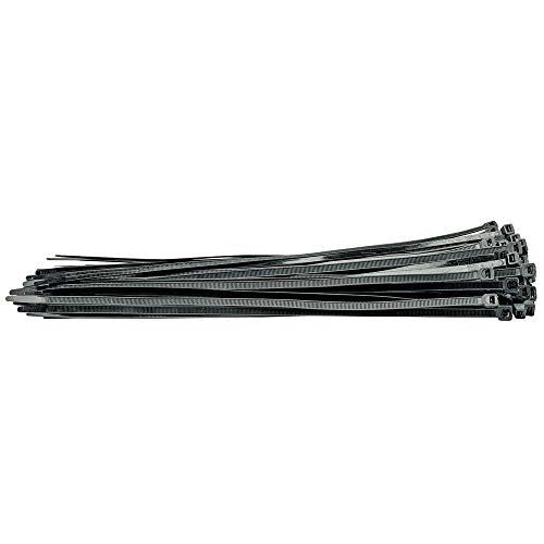 Cable Ties, 7.6 x 400mm, Black (Pack of 100)