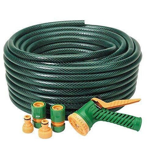 12mm Bore Garden Hose and Spray Gun Kit (30m)