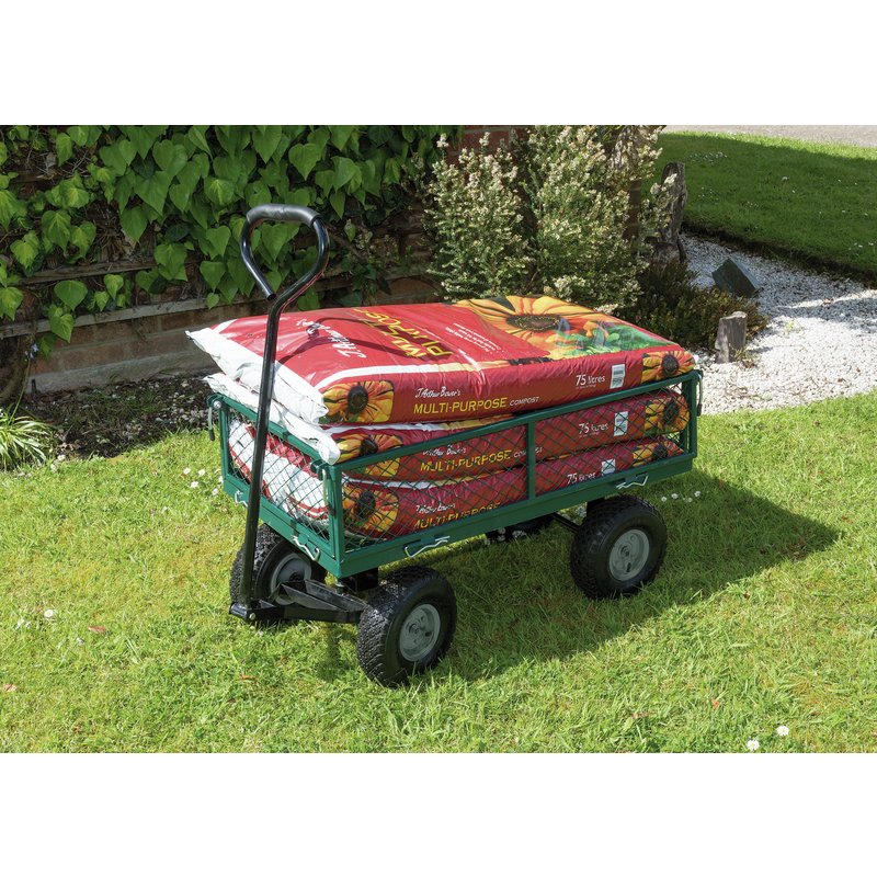 Steel Mesh Gardener's Cart