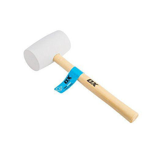 OX Pro White Rubber Mallet - 24 oz