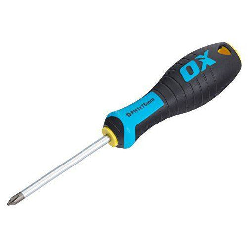 OX Pro Phillips Screwdriver PH1 x 75mm