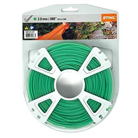 Genuine Stihl Strimmer Line 2.0mm / .080" x 123m /400' Round Green Wire