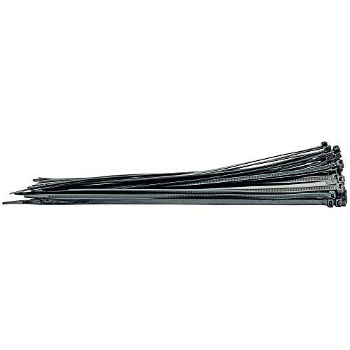 Cable Ties, 8.8 x 500mm, Black (Pack of 100)