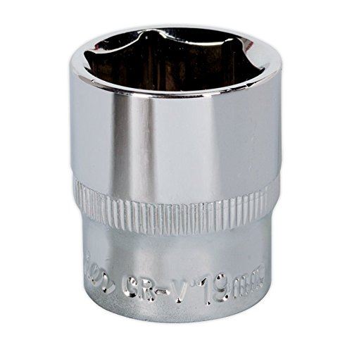 WallDrive® Socket 19mm 3/8"Sq Drive Fully Polished