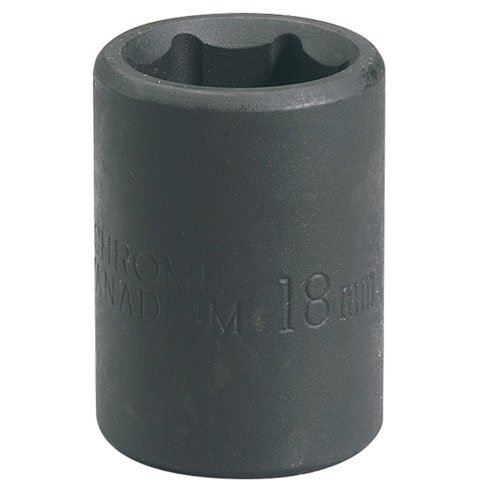 18mm 1/2" Sq. Dr. Impact Socket (Sold Loose)