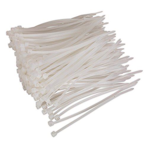 Cable Tie 100 x 2.5mm White Pack of 200