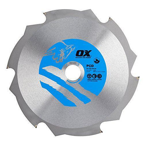 OX Fibre Cement Cutting Blade - 6 Teeth - 260/30mm