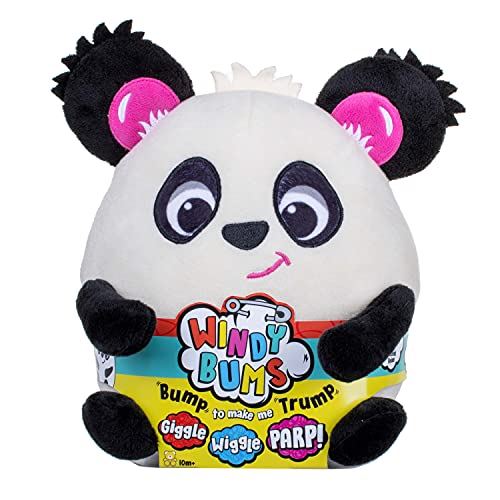 Windy Bums Panda Cheeky Farting Toy / Funny Gift: Cuddly Panda and a Stuffed Toy that Parps, Wiggles and Giggles. Funny Sounds/Moves Around, Great Fun.