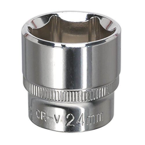 WallDrive® Socket 24mm 3/8"Sq Drive Fully Polished