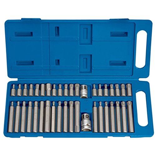 Draper TX-STAR&#174; Hex. & Spline Mechanic's Bit Set, 3/8, 1/2" Sq. Dr. (40 Piece)