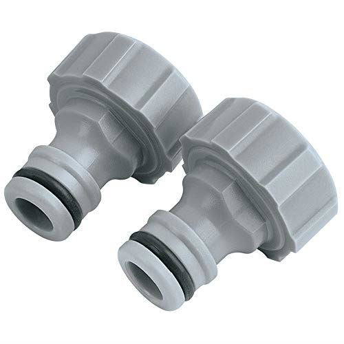 Twin Pack of Outdoor Tap Connectors (3/4")