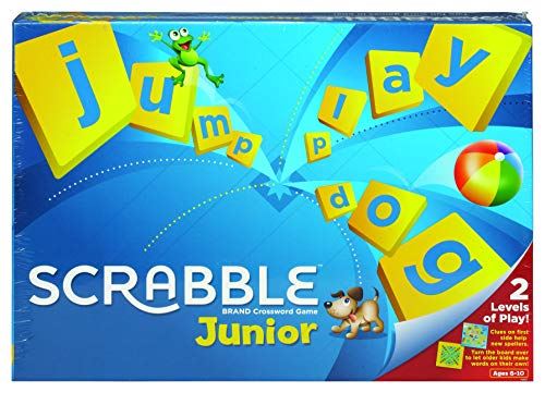 Mattel Games Scrabble Junior, Children Board Game from 6 Years