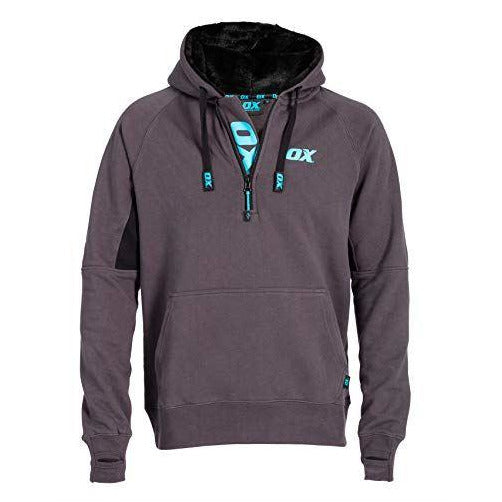 OX Hoodie - XL - Black - Grey