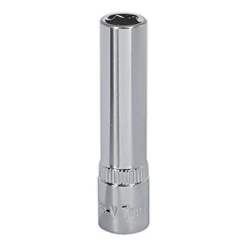 WallDrive® Socket 7mm Deep 1/4"Sq Drive Fully Polished