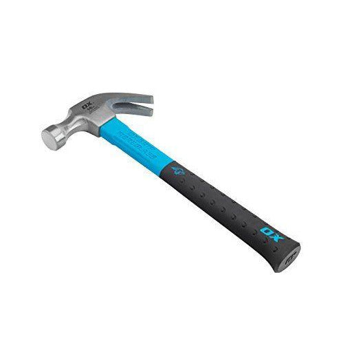 OX Pro Fibreglass Handle Claw Hammer - 16 oz