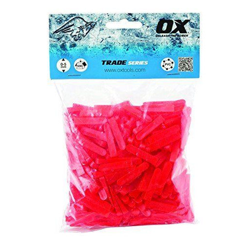 OX Trade Wedge Shaped Tile Spacers - 6mm (500 pcs)