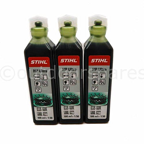 Stihl HP Ultra 100ml One Shot 2 Stroke Oil Part No.0781 319 8060 Pack Of 3