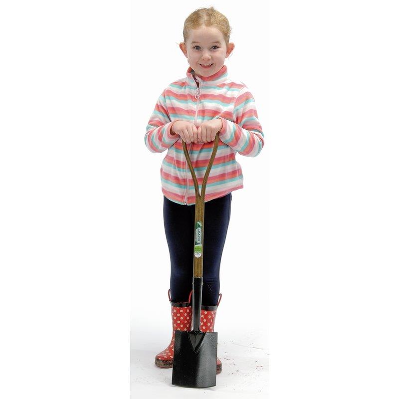 Young Gardener Digging Spade with Ash Handle