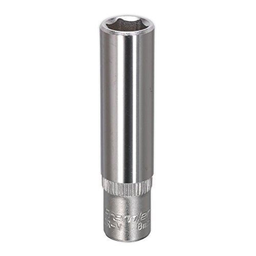 WallDrive® Socket 8mm Deep 1/4"Sq Drive