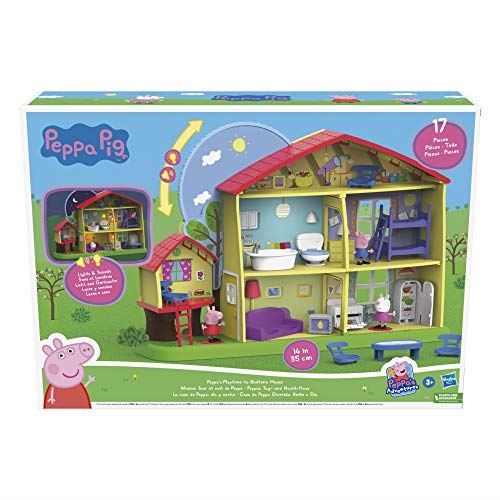 J! Peppa Pig Peppas Playtime to Bedtime House