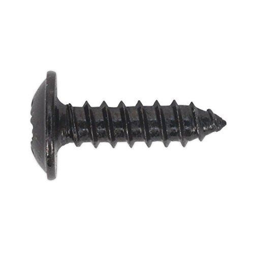 Self Tapping Screw 3.5 x 13mm Flanged Head Black Pozi Pack o