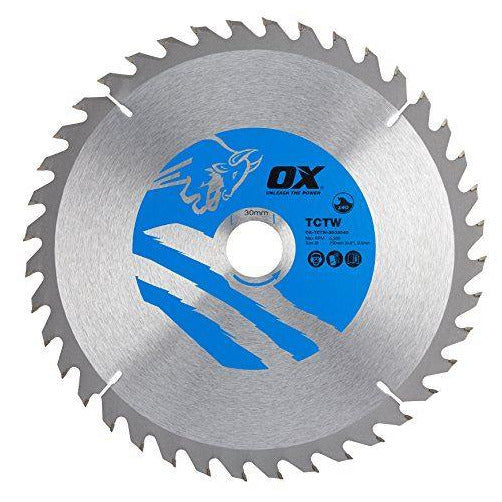 OX Wood Cutting Circular Saw Blade 250/30mm, 40 Teeth ATB