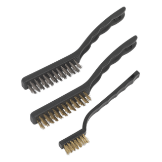 Wire Brush Set Auto Engineer's 3pc